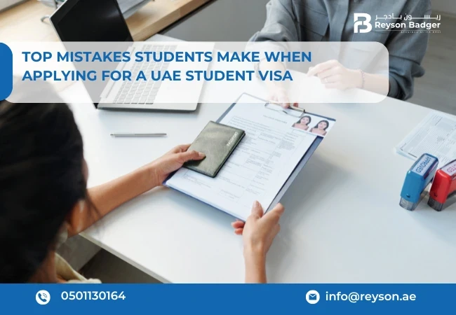 UAE student visa mistake
