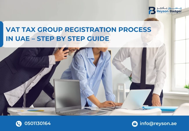 VAT Tax Group Registration in UAE