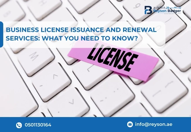 Business license issuance and Renewal Services