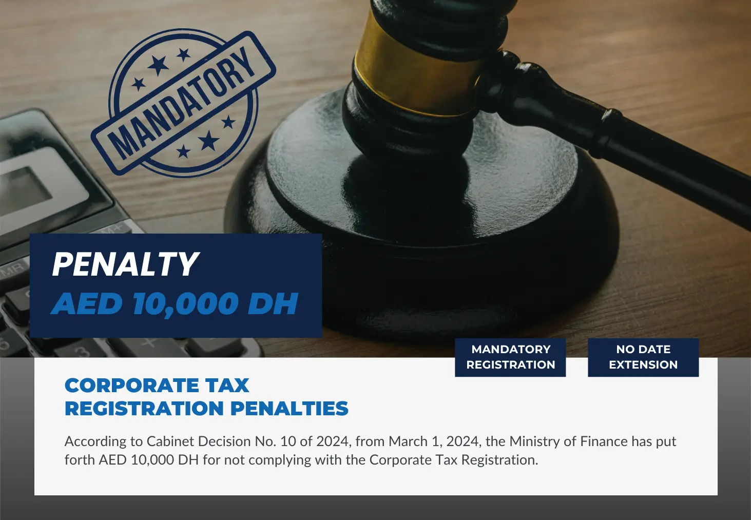 Corporate tax registration penalties